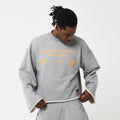 Fire Dept. Longsleeve Cropped – Ash Grey
