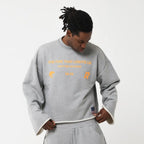 Fire Dept. Longsleeve Cropped – Ash Grey