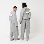 Fire Dept. Longsleeve Cropped – Ash Grey