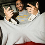 Fire Dept. Longsleeve Cropped – Ash Grey