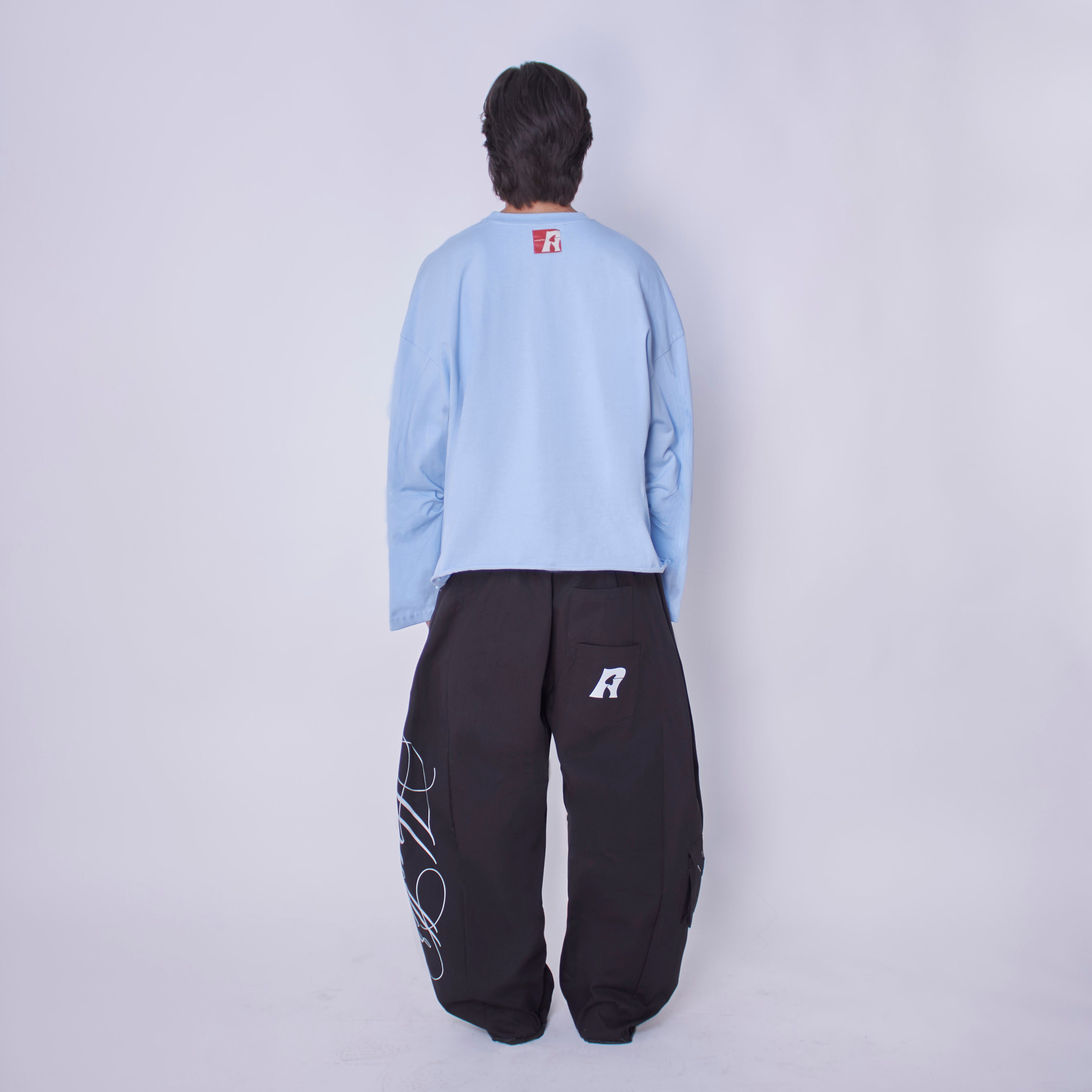 Longsleeve Script Sky Blue