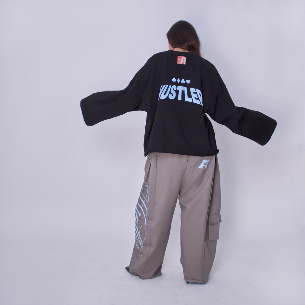 Hustler Longsleeve Signature Black