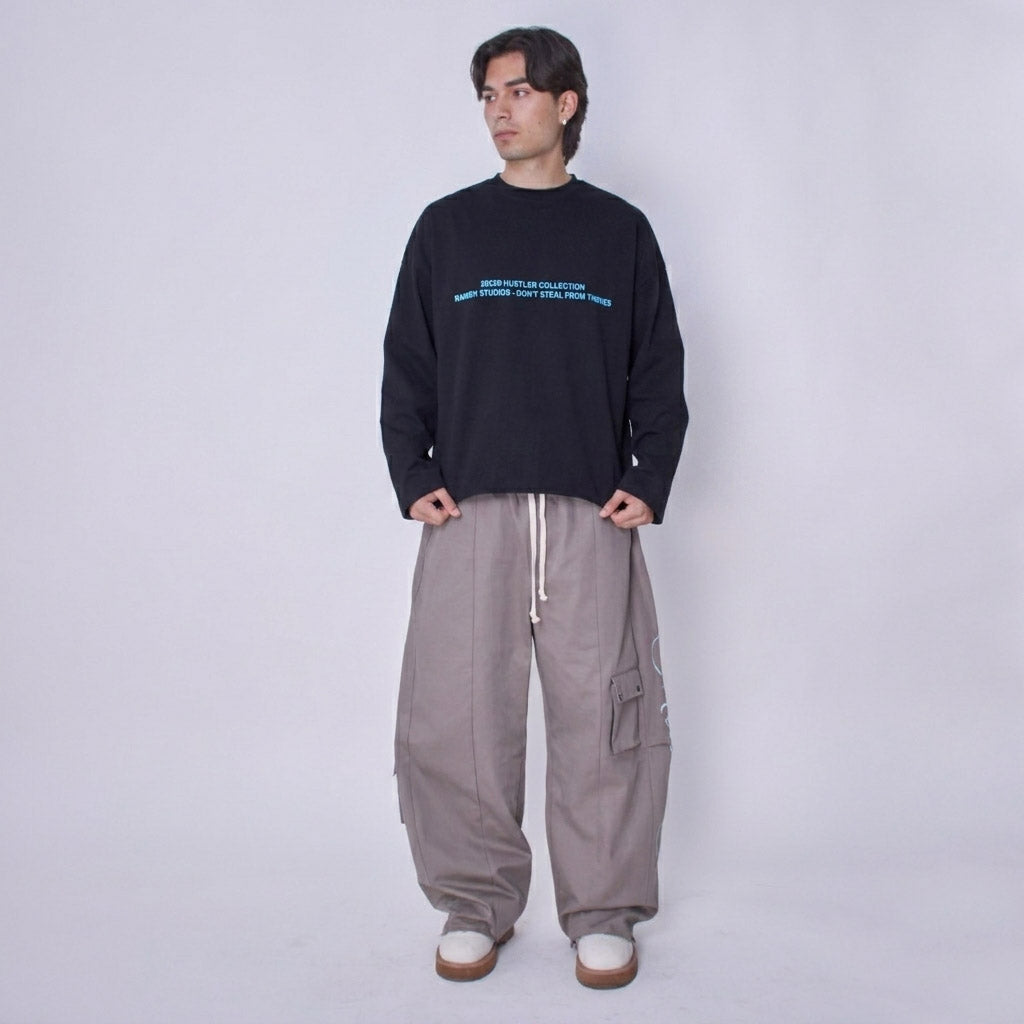 Hustler Longsleeve Signature Black