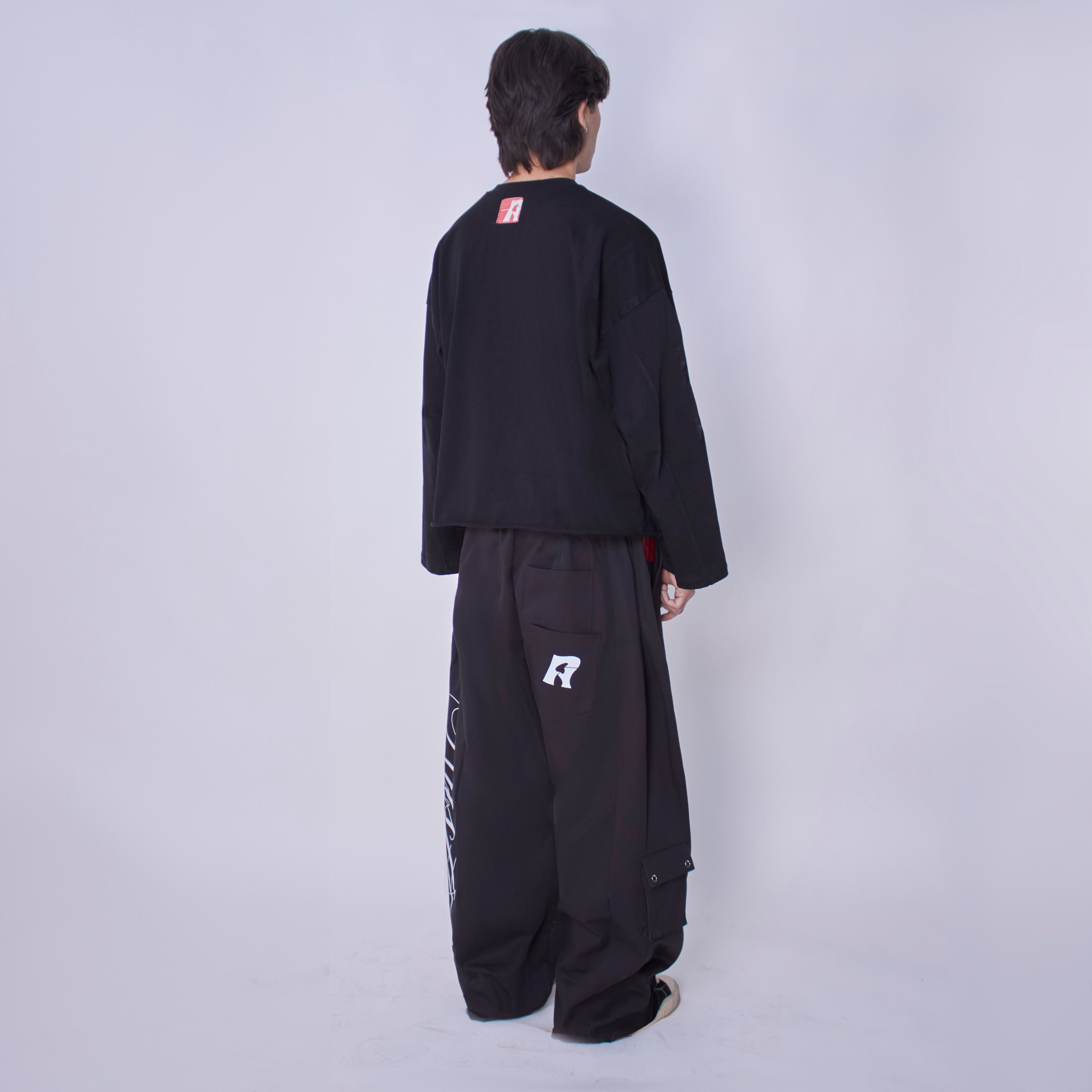 Longsleeve Script Black