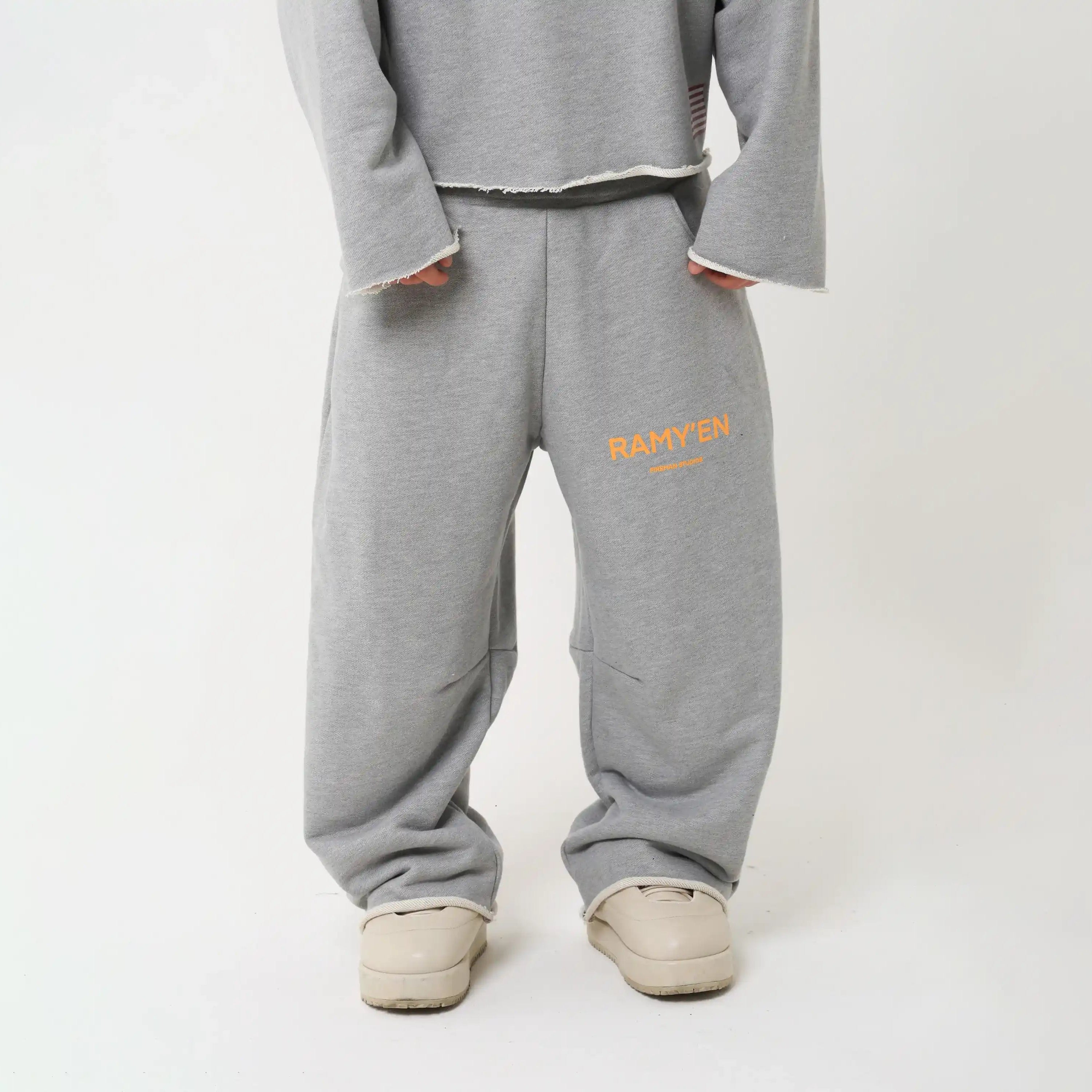 Fire Dept. Baggy Sweatpants – Ash Grey