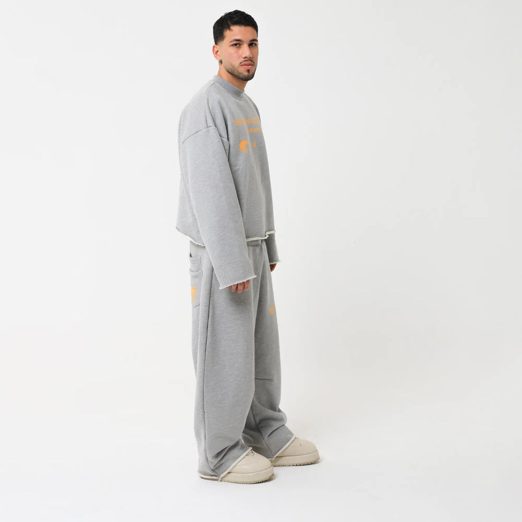 Fire Dept. Baggy Sweatpants – Ash Grey