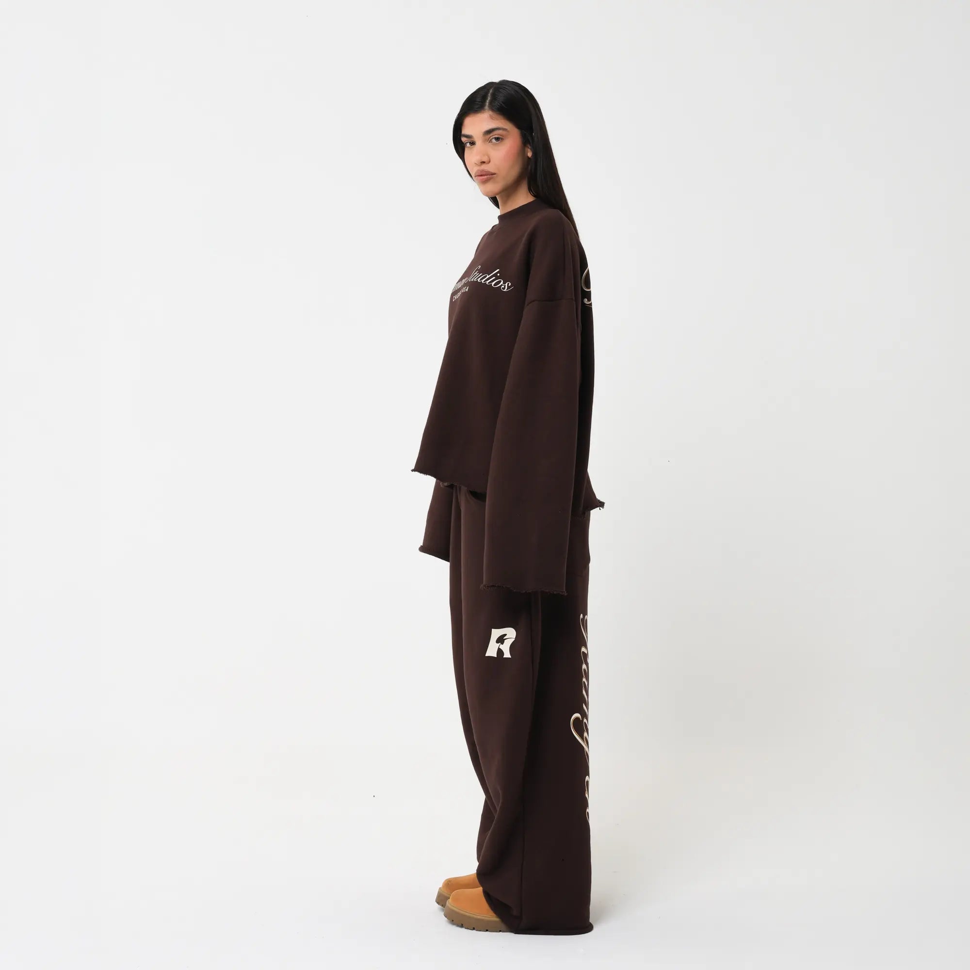 Baggy Sweatpants – Dark Brown