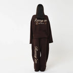 Longsleeve Cropped – Dark Brown